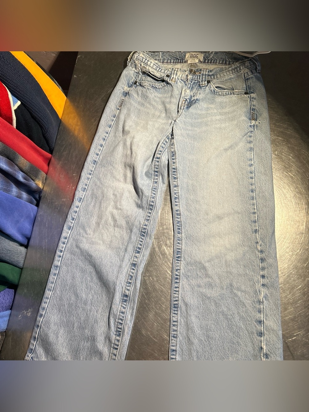 BDG Light Wash Straight Leg Jeans